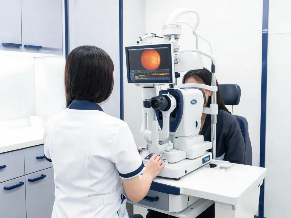 Topcon ophthalmic imaging suite in an eye-care clinic